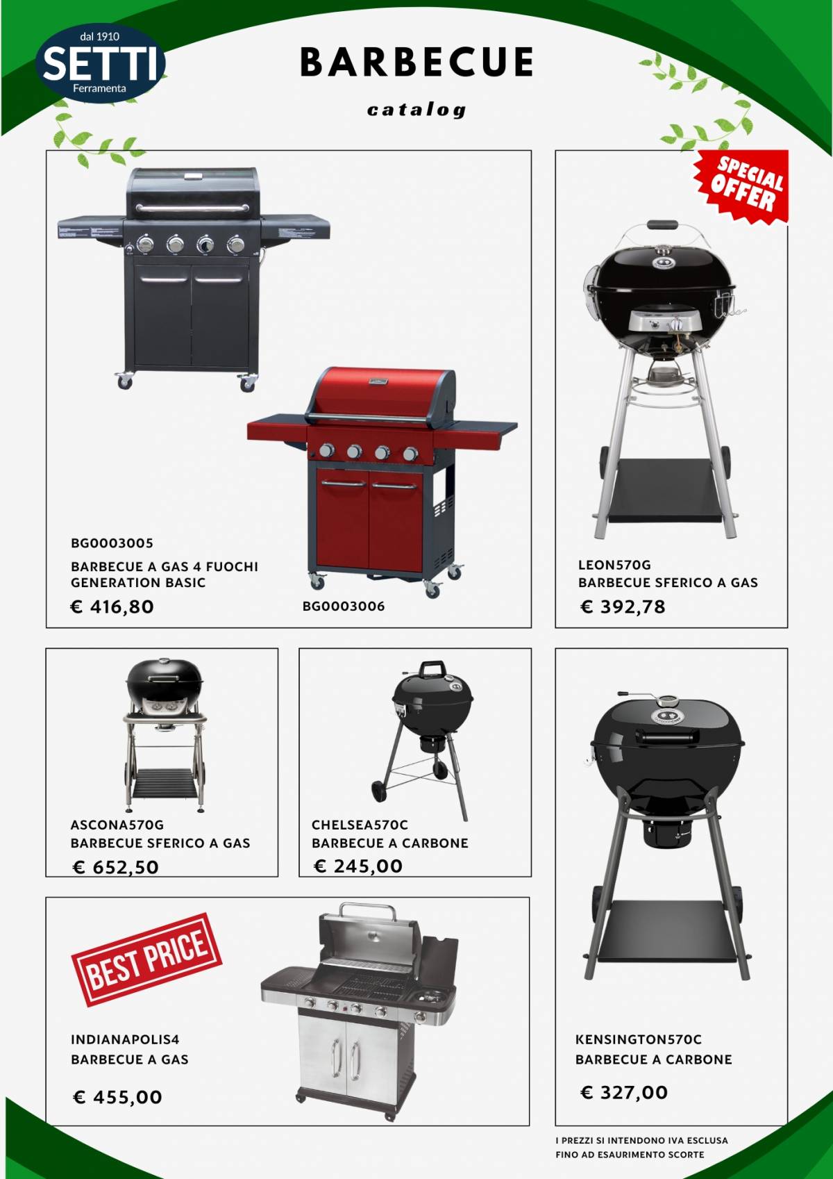 Speciale Barbecue Primavera/Estate 2026