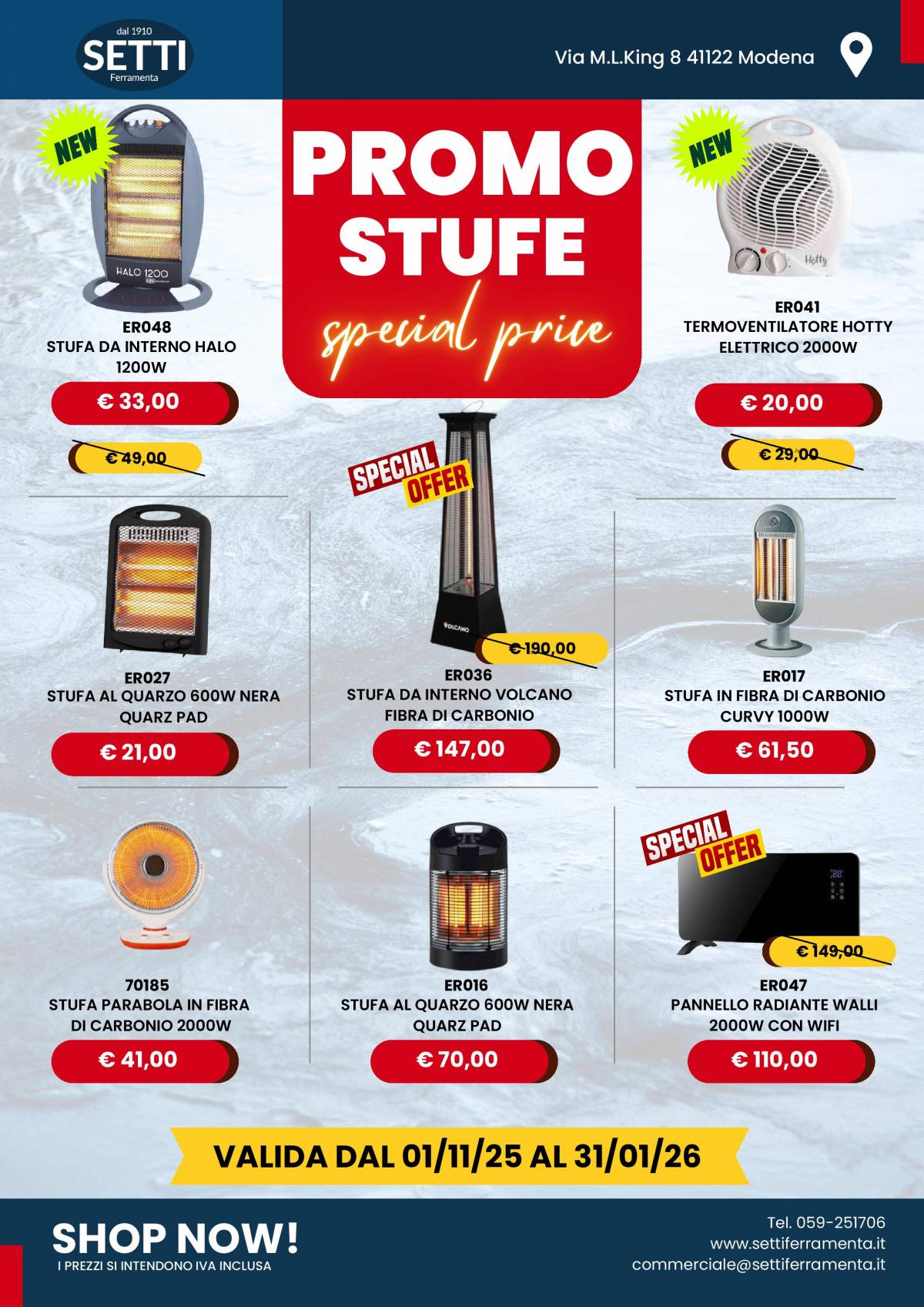 Speciale Promozione Stufe 2025/2026