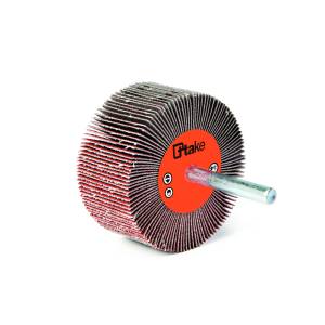 Ruote lamellari in tela abrasiva con gambo