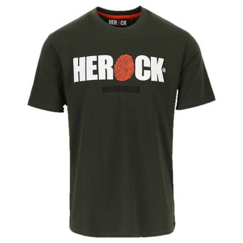T-Shirt Herock ENI Manica Corta Khaki Scuro