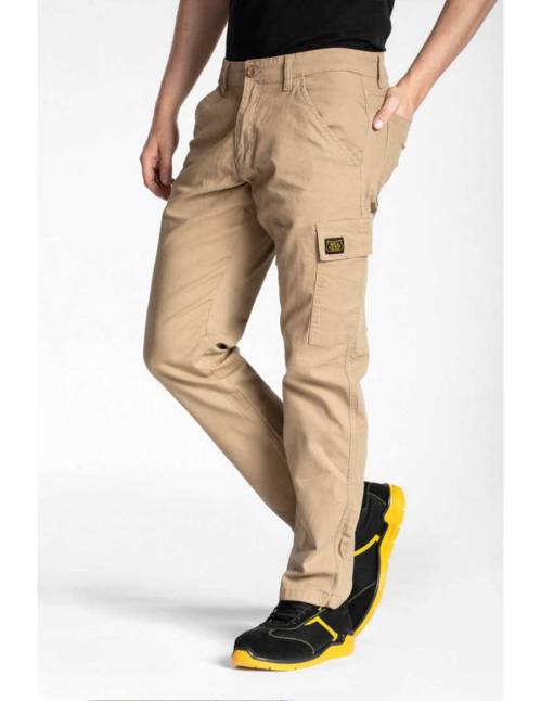 Pantalone da Lavoro Rica Lewis Carp Beige