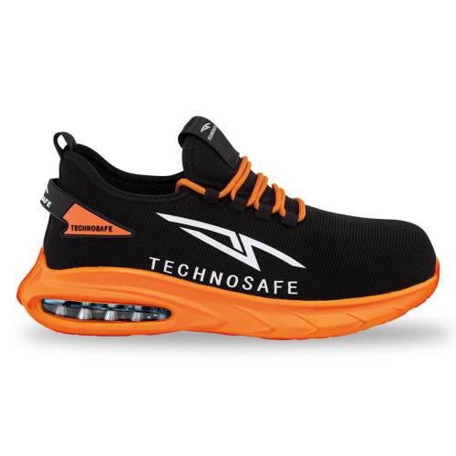 Scarpa Antinfortunistica da Lavoro S1PL SR ESD Mod.Neon Colore Arancio Shock