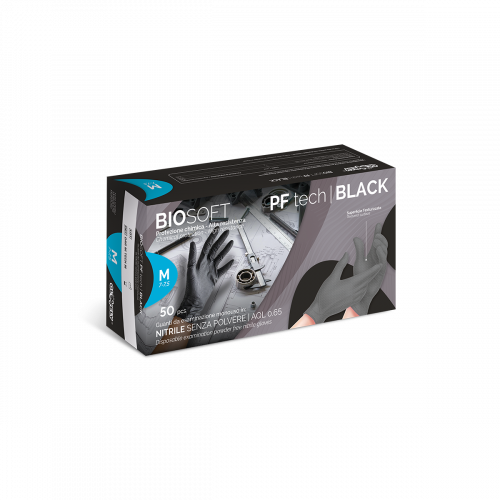 Guanti in Nitrile Neri 50pz