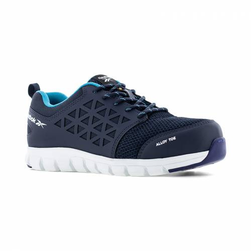 Scarpa Antinfortunistica REEBOK Donna S1P HRC Sport Oxford Blu Scuro ESD