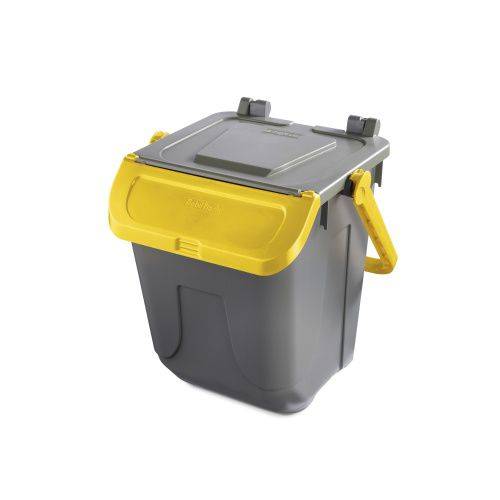 Bidone Raccolta Differenziata Ecology lt 25 Colore Giallo