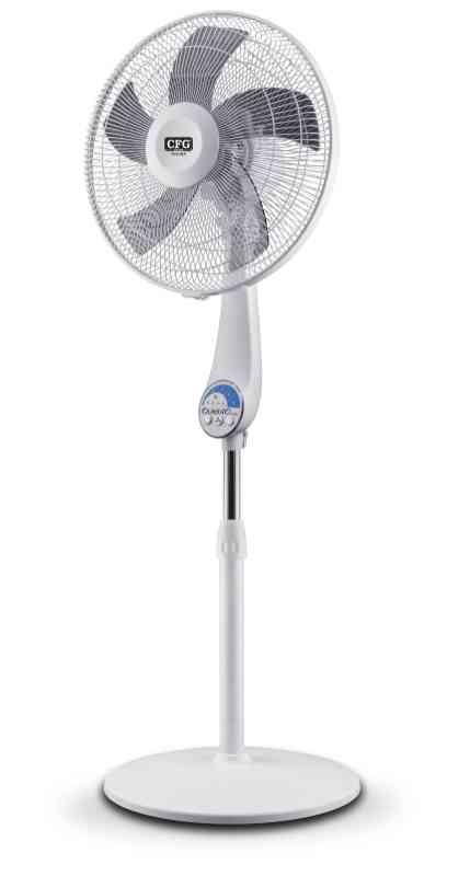 Ventilatore a Piantana Bianco QUIET40 Silenziato con Telecomando