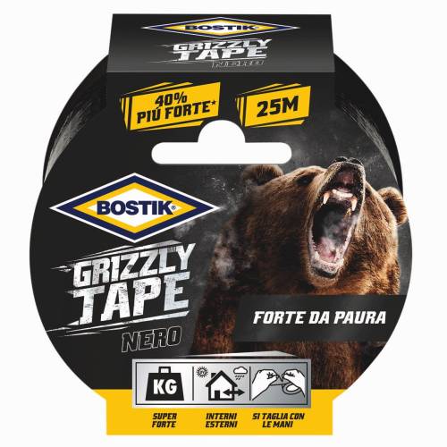 Grizzly Tape Nero 25m x 50mm