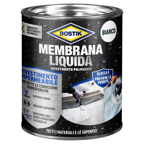 Bostik Membrana Liquida Rivestimento Polimerico Imper. Bianco