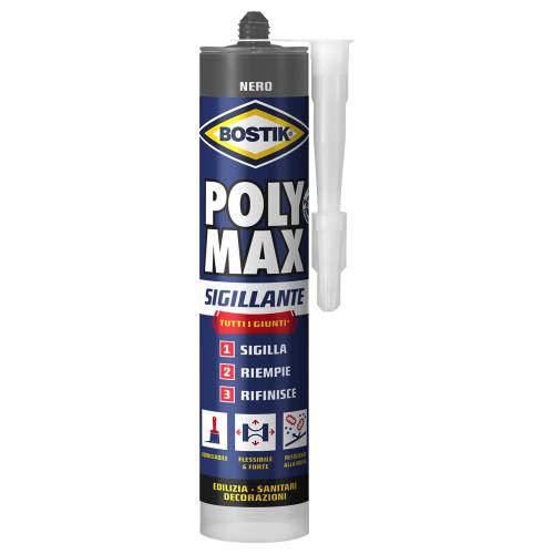 Bostik Poly Max Sigillante Nero Cartuccia da 280 ml