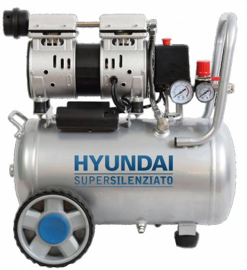 Compressore HYUNDAI Oil Free 1HP 24lt 220V