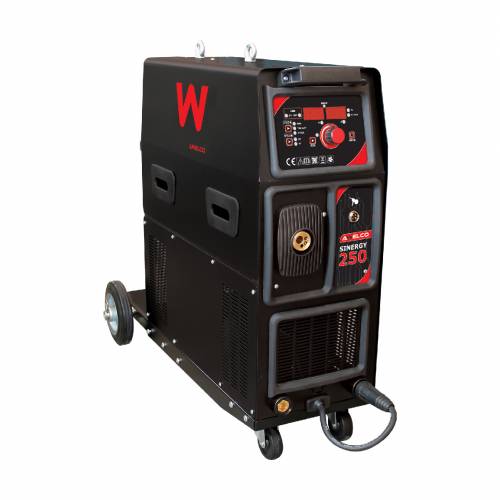 Saldatrice AWELCO multiprocesso con tecnologia ad inverter compatta per la saldatura MIG-MAG, elettrodo e TIG LIFT 200A