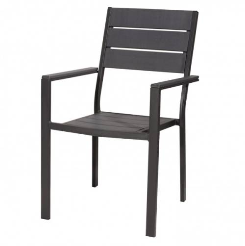 Sedia Effetto legno con Braccioli Modello Tenerife 2360/36