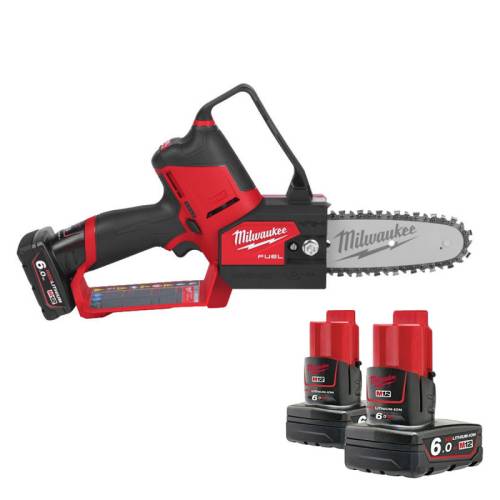 Elettrosega da Potatura Milwaukee M12FHS-602X 2x12V 6.0AH