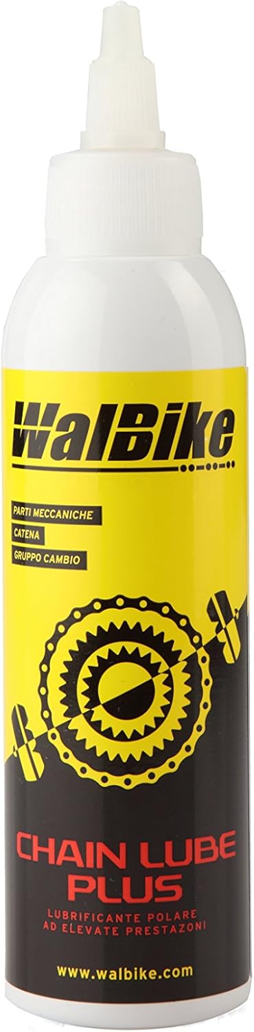 Chain Lube Plus 150 ml WalBike Lubrificante Polare Per marti Meccaniche e Catene Bici
