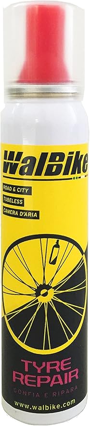Tyre Repair Road & City 100ml WalBike Gonfia e Ripara Bici da Strada