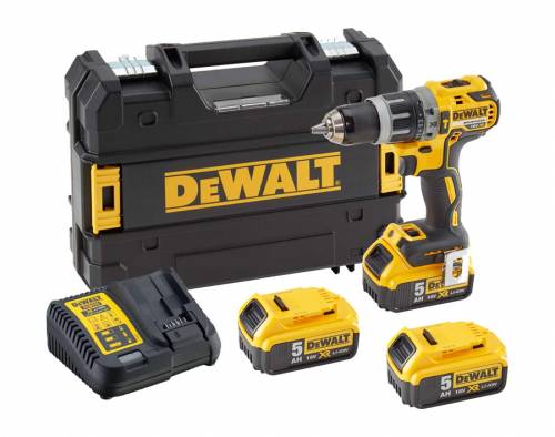 Trapano Avvitatore DeWalt a Percussione 3 Batt. al litio 5,0 Ah