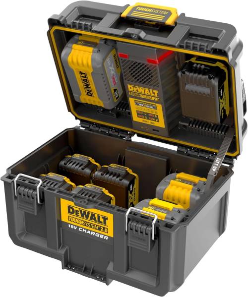 Valigia Caricabatteria a 2 Ingressi  IP55 DeWalt Toughsystem 2.0