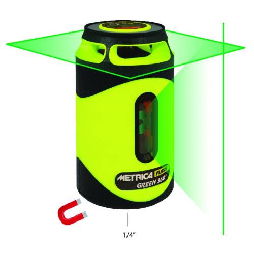Livella Laser 360° Green Sovrapponibile