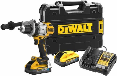 Trapano Percussione DeWalt 3 Vel.169Nm 2 Batt. 5Ah Powerstack
