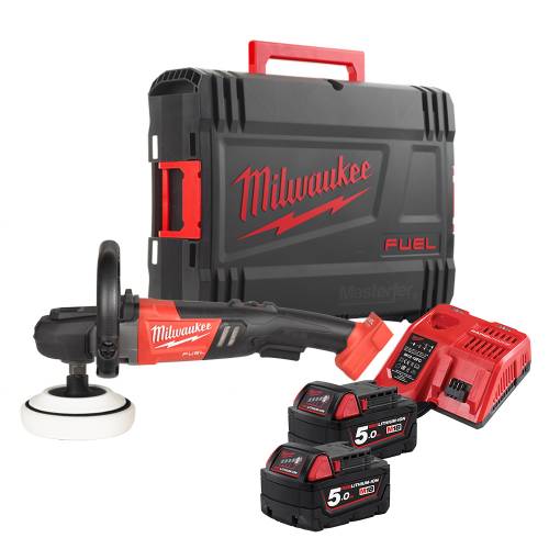 Lucidatrice a Batteria 18V 5.0Ah Vel.Variabile Milwaukee