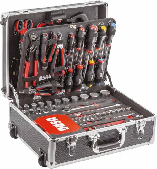 Valigia Trolley USAG Portautensili con Assortimento per Manutenzione 002JTMA