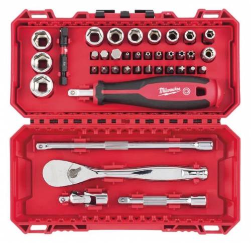 Set 38 pz Chiavi a Bussola 1/4 Milwaukee