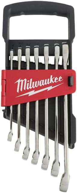 Set Chiavi Combinate a Cricchetto Snodate MaxBite 7 pz Milwaukee