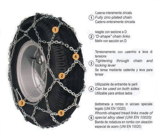 RIVI202.260 -Catene da Neve GR.060 mm 9