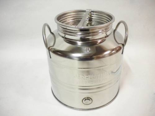 Fusto Acciaio Inox lt 15