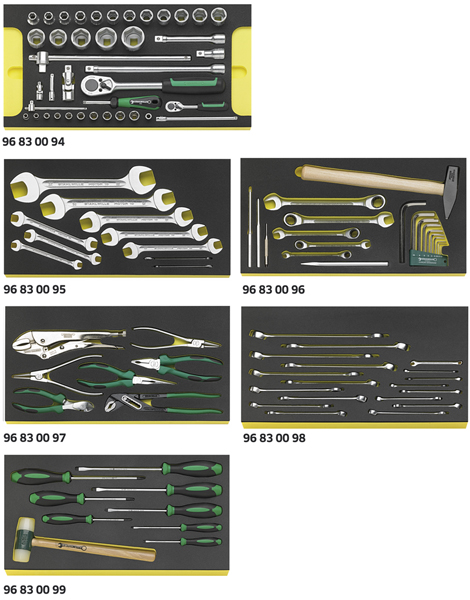 Assortimento Plus per Trolley 13217 104 pezzi Stahlwille