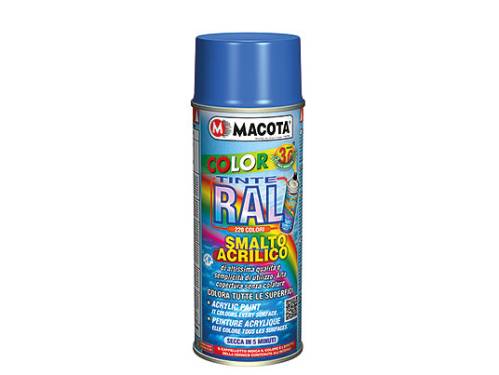 Smalto Acrilico Spray Blu Oltre Mare RAL5002 400 ml