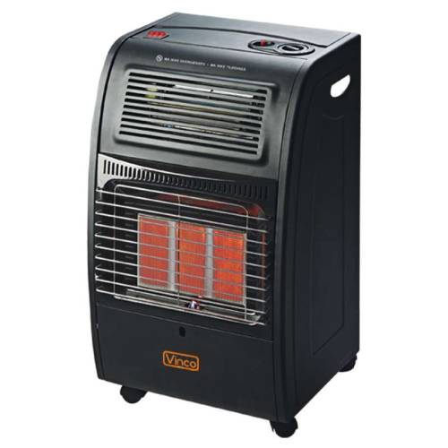 Stufa Infrarossi a Gas GPL Max 4200W Acc.Piezo Termoventilatore