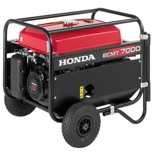 ECMT7000K1GV - Generatore Honda Carrellato Trifase