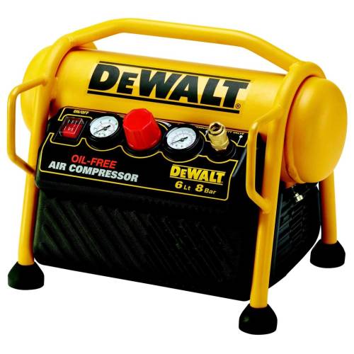 Compressore DeWalt 6 lt 1,5Hp No Oil