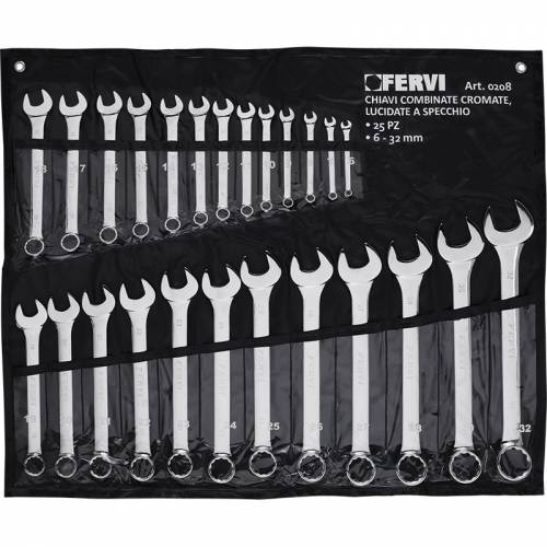 Serie Chiavi Combinate 6-32 Combinate Lucidate a Specchio