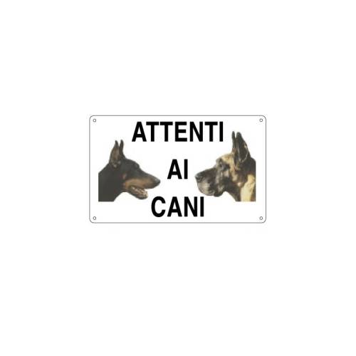 Cartello Attenti ai Cani