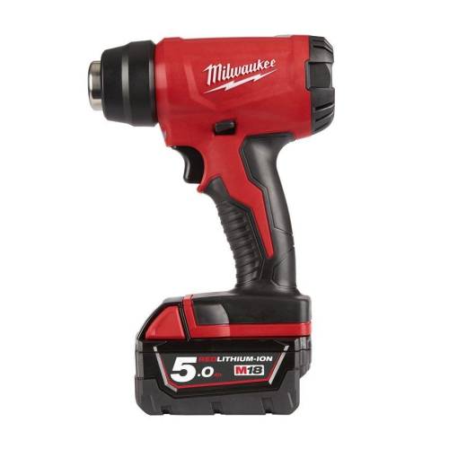 Pistola Termica Milwaukee 18V. 2x5AH litio fino a 470°