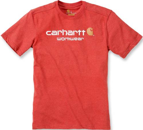 T-shirt Core Logo Carhartt -Rosso - Taglia XL
