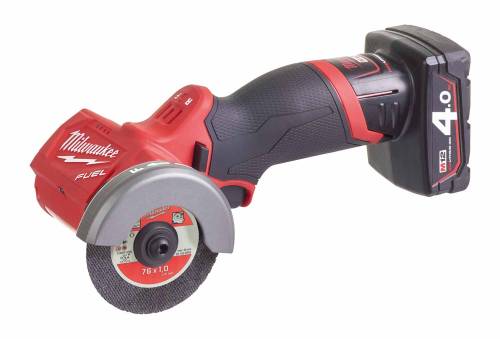 Mini Smerigliatrice M12 Fuel Milwaukee 12V 4.0Ah disco 76 mm