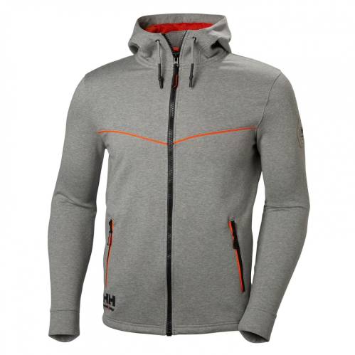 Felpa con Cappuccio Helly Hansen Chelsea Evolution Hood 930 Grigio