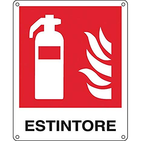 Cartello Estintori