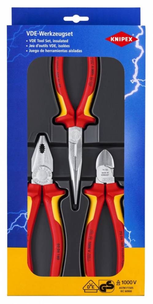 KNIPEX 00 20 12 Set di utensili 292 mm 