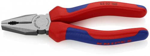 KNIPEX 03 02 160 Pinza universale 160 mm bonderizzata nera rivestiti in material