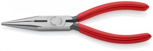 KNIPEX 25 01 160 Pinza per meccanica - con becchi mezzotondi con tronchese (pinz