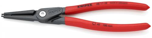 KNIPEX 48 11 J3 Pinza di precisione per anelli di sicurezza per anelli di sicure