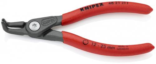 KNIPEX 48 21 J11 Pinza di precisione per anelli di sicurezza per anelli di sicur