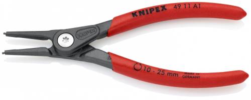 KNIPEX 49 11 A1 Pinza di precisione per anelli di sicurezza per anelli di sicure