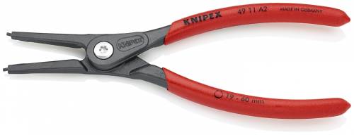 KNIPEX 49 11 A2 Pinza di precisione per anelli di sicurezza per anelli di sicure