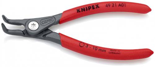 KNIPEX 49 21 A01 Pinza di precisione per anelli di sicurezza per anelli di sicur