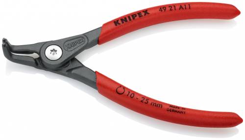 KNIPEX 49 21 A11 Pinza di precisione per anelli di sicurezza per anelli di sicur